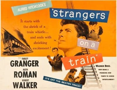 Strangers on a Train poster